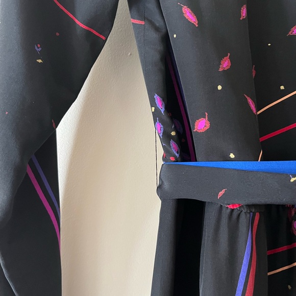 Oleg Cassini vintage short dress long sleeve + belt size 6 excellent condition - Picture 4 of 16